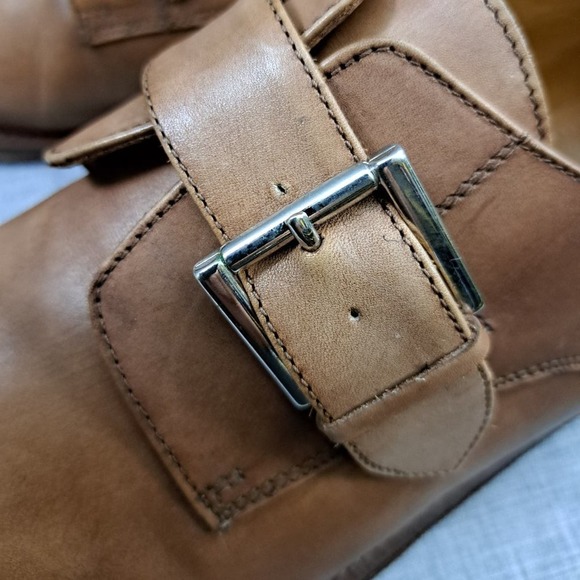 Broletto Men's Brown Leather Lace Up Oxford Derby Shoes Size 12 M Made in Italy - Picture 5 of 14